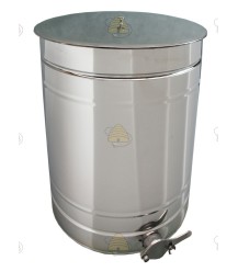 Drain barrel stainless steel 200 liters