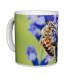 Mug/mug lavender flower and large honey bee