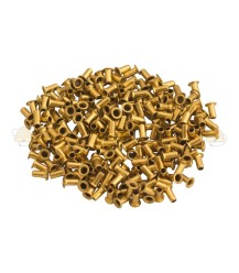 Eyelets 500 pcs. 6x3 yellow copper (brass)