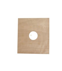 Spaarkast houten dekplank 47,2 x 42,1 cm extra dik (met / zonder voeropening)