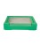 Bottom savings cabinet green lacquered polystyrene with varroal drawer