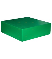 Roof savings cabinet green lacquered polystyrene