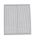 Money box polystyrene / Simplex BE queen grid aluminum perforated 46 x 46 cm