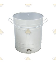 Drain barrel stainless steel 100 liters