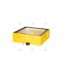 Honey chamber savings cabinet yellow lacquered polystyrene with fly opening
