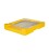 Bottom savings cabinet yellow lacquered polystyrene with varroalade