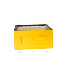 Hatchery saving cabinet yellow lacquered polystyrene (without additional fly openings)