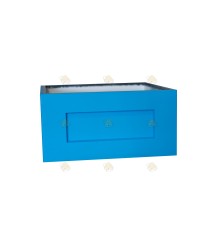 Hatchery savings box blue lacquered polystyrene (without additional fly openings)