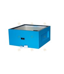 Hatchery savings box blue lacquered polystyrene (with additional fly openings)