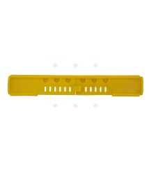 Fly hole slider plastic small yellow