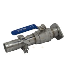 Connector for drain barrel with small connection, outlet 38 mm