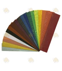 Beeswax decoration strips 18 pieces