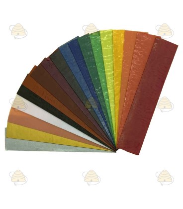 Beeswax decoration strips 12 pieces
