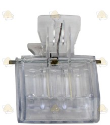 Queen clip plastic (transparent)