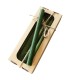 Dinner beeswax candle wide green (4 pieces)
