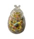 Glass honey jar large with 100 grams of pickles