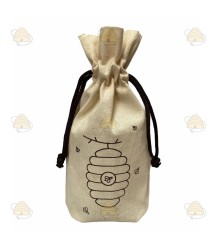Bag with beehive for around honey pot