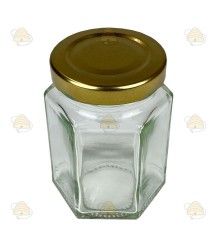 Hexagonal jar 116ml / 140g, with lid