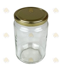Round jar 750ml / 1kg, with lid