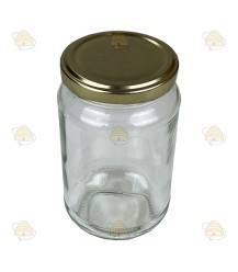 Round jar 375ml / 450g, with lid