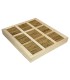 Savings cabinet Insulation deck board 100% natural 47.1 x 42.2 cm