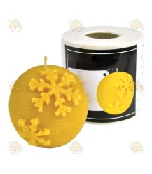 Snowball with snowflakes, molding