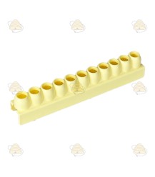 Cell cap holders yellow (row of 11)
