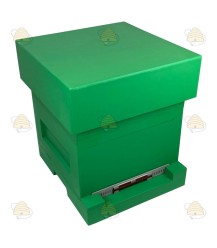 Money box green lacquered polystyrene (1bk, 1hk) BeeFun®