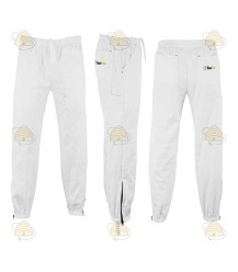 Children's beekeeper pants Deluxe, white - BeeFun®