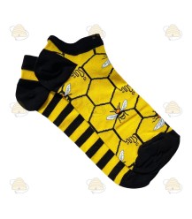 Bee socks short - honeycomb