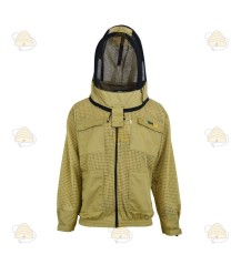 Beekeeper jacket AirFree, English hood khaki - BeeFun®