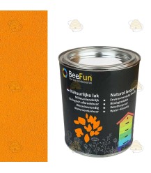 BeeFun® Natuurlijke verf voor houten bijenkasten oranje - 750 ml