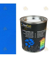 BeeFun® Natuurlijke verf voor houten bijenkasten oceaan blauw - 750 ml