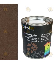 BeeFun® Natuurlijke verf voor houten bijenkasten chocolade bruin - 750 ml