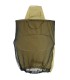 Beekeeper cap Deluxe with mesh all around (hat & spacer ring) khaki - BeeFun®