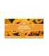 Honingetiket Zonnebloemen oranje Nederlandse bloemenhoning