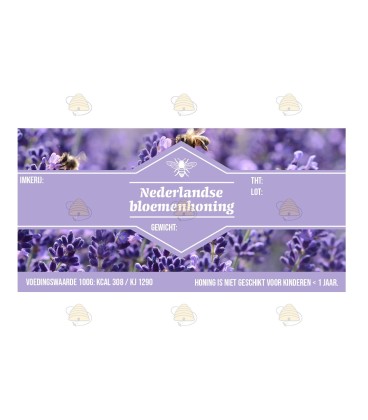 Etiket Lavendel lila