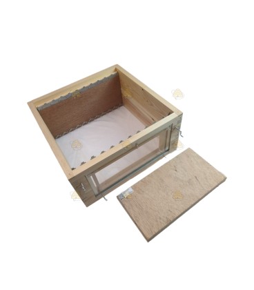 Incubator with viewing window Simplex 46 x 46 cm pine