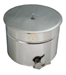Drain barrel stainless steel 30 liters