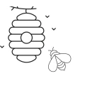 Colonias de abejas & reinas