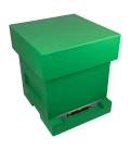 Green polystyrene spaarkast beehives