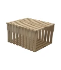 Warré hive frames and beeswax foundation