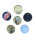 Glass jar lids