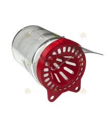 Glazen pot hoornaarval geel liggend/staand - BeeFun®