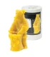 Orso con barile di miele grande, stampo in silicone per candele