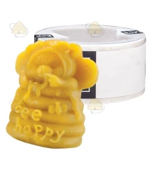 Happy teddy bear, silicone candle mold