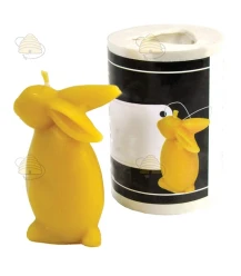 Standing bunny, silicone candle mold