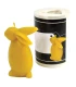 Standing bunny, silicone candle mold