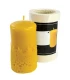 Tall lace-pattern candle, silicone candle mold