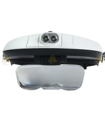 Vergrootglas hoofd (led)